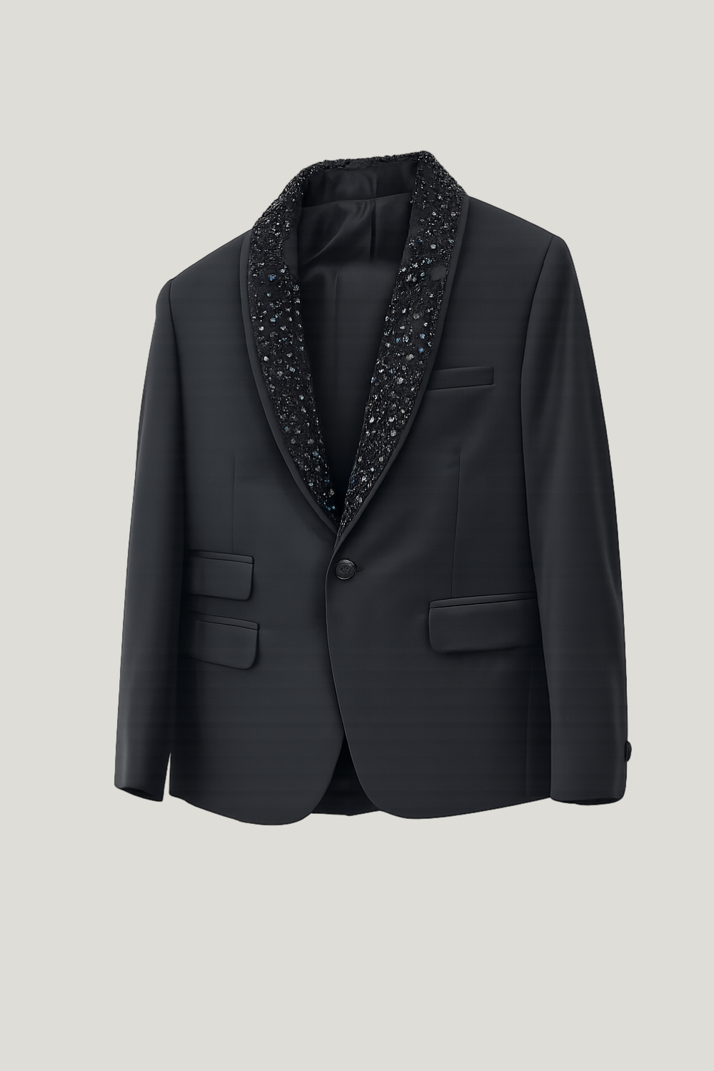 Embroidered Lapel Tuxedo