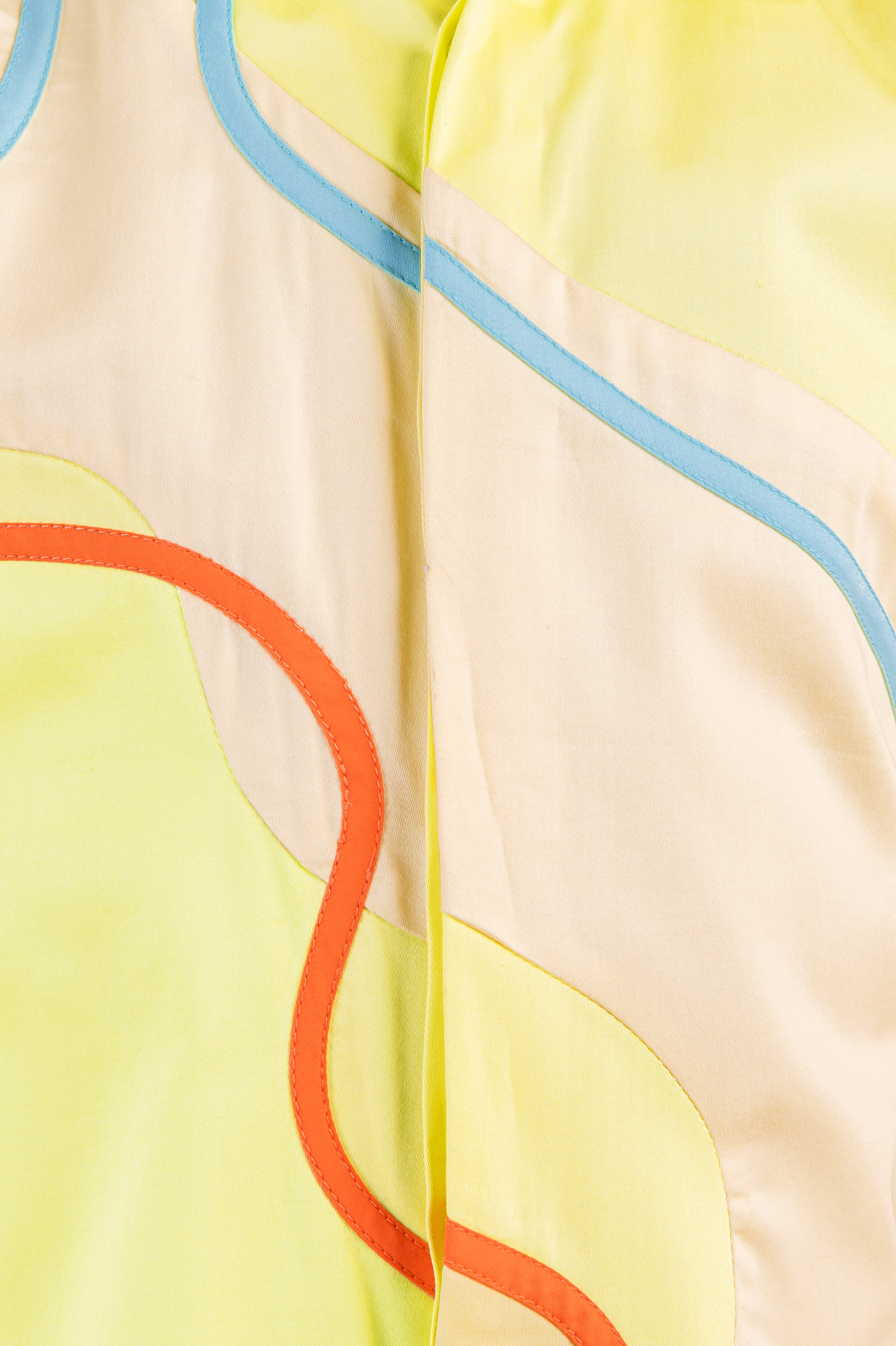 FABRIC PATCHING COLOR BLOCK SHIRT