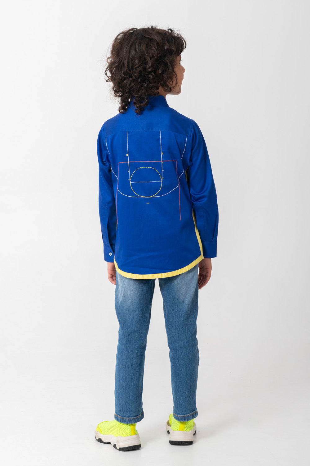 Football Shirt In Royal Blue