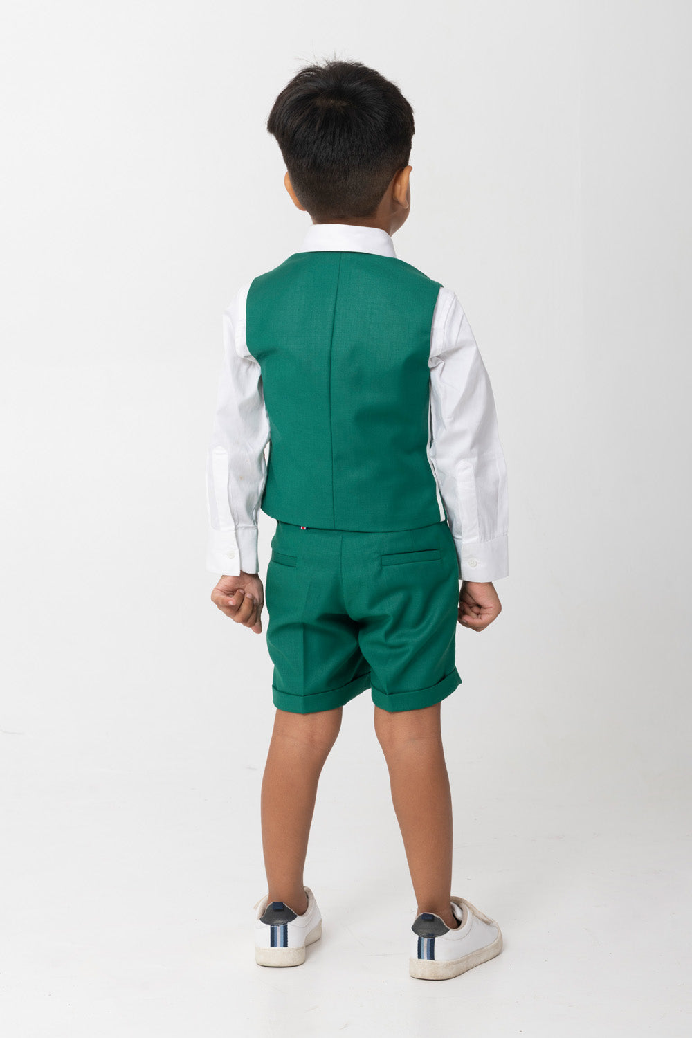 Emrald Green Logo Waistcoat Set