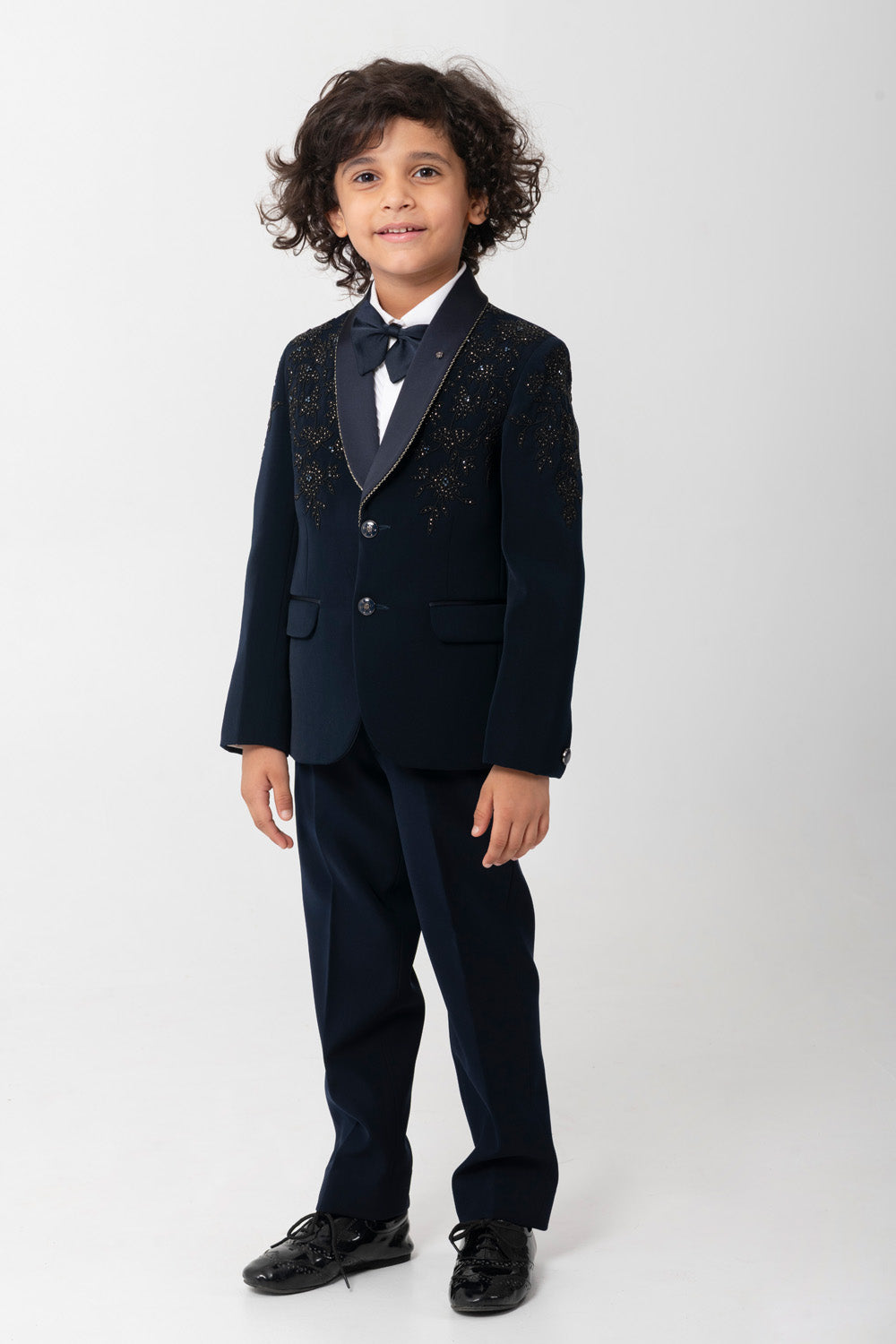 Floral Embroidered Tuxedo