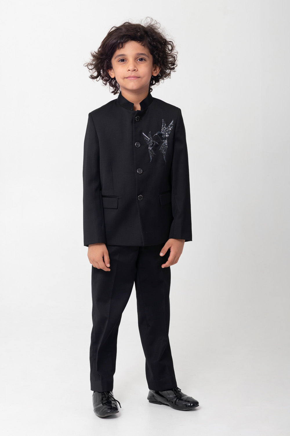 Bird Embroidery Bandgala