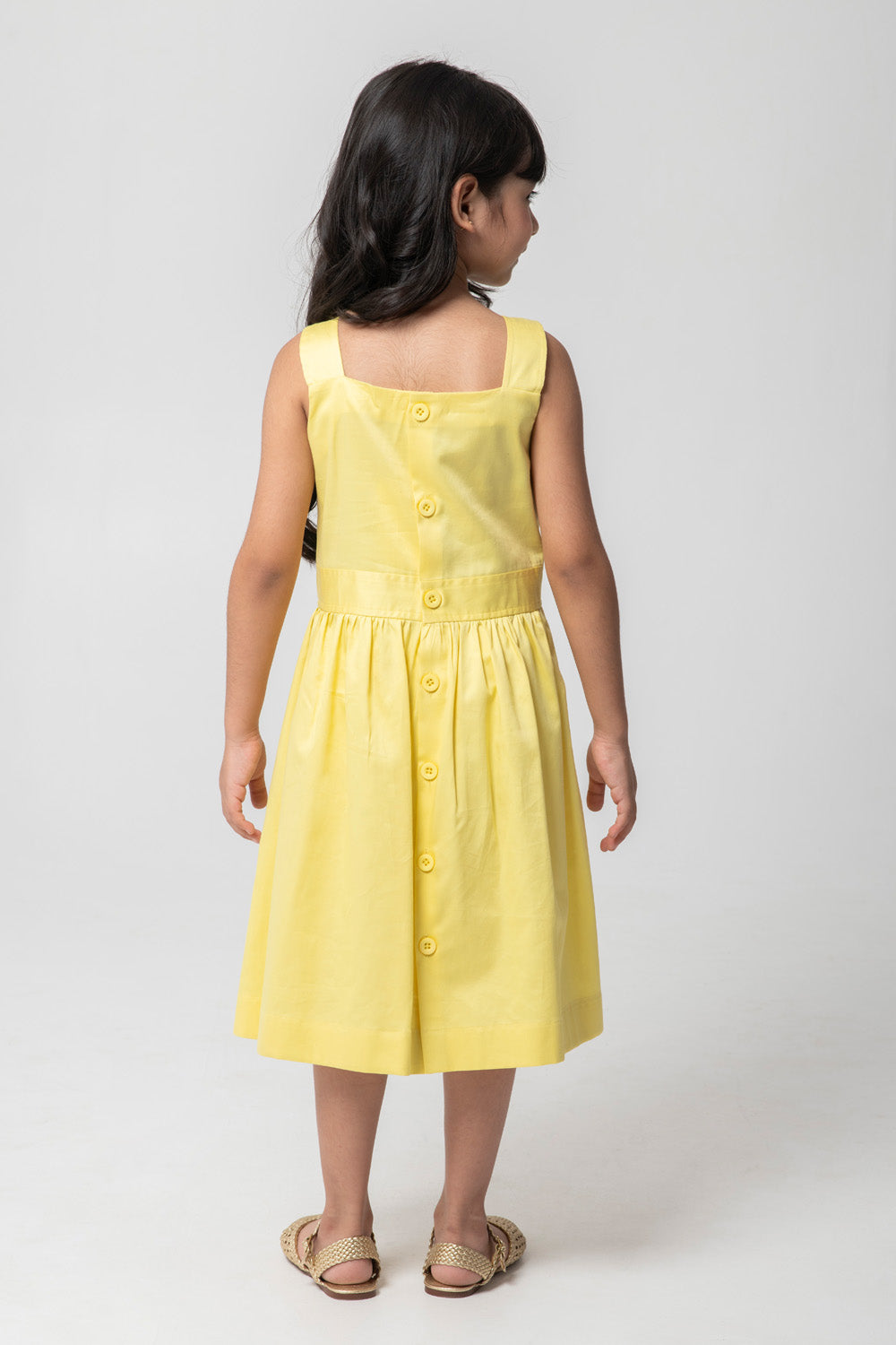 Fresh Lemon Embroidered Dresses