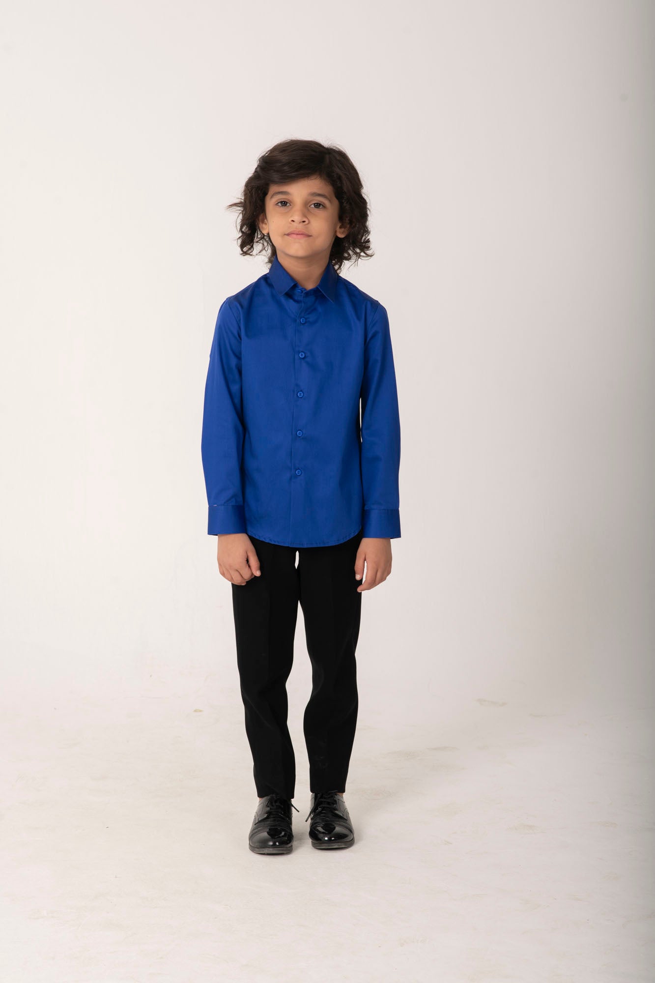 Boys Classic Royal Blue Formal Shirt