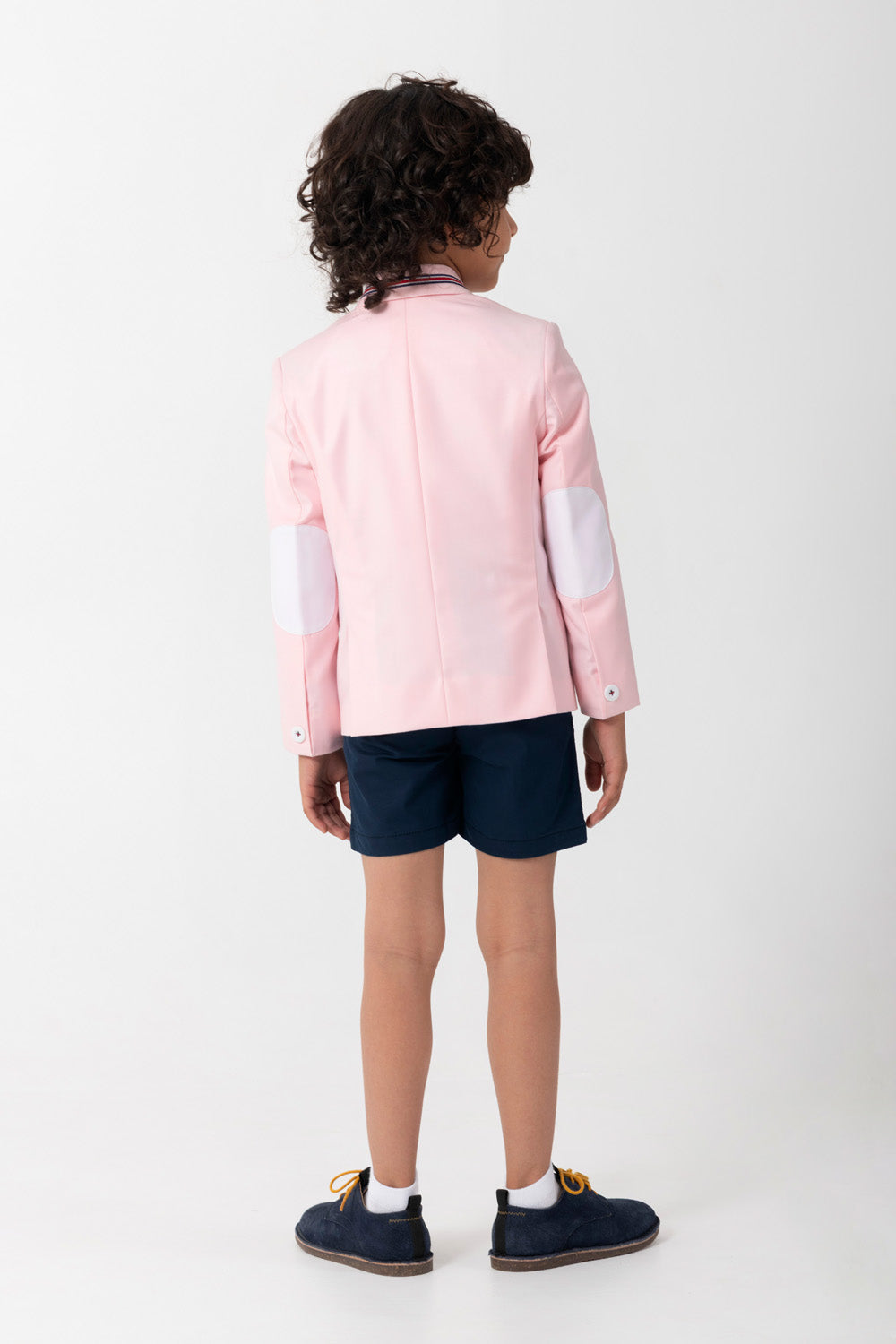 Pink Blazer With Tape Detailing
