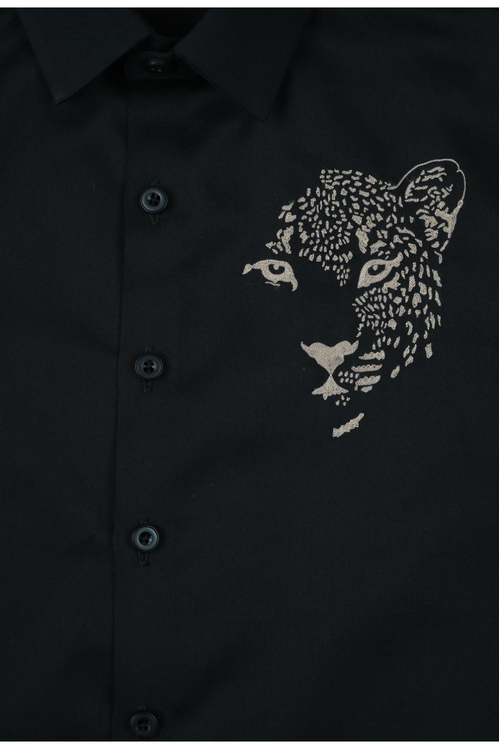 Black Cheeta Shirt