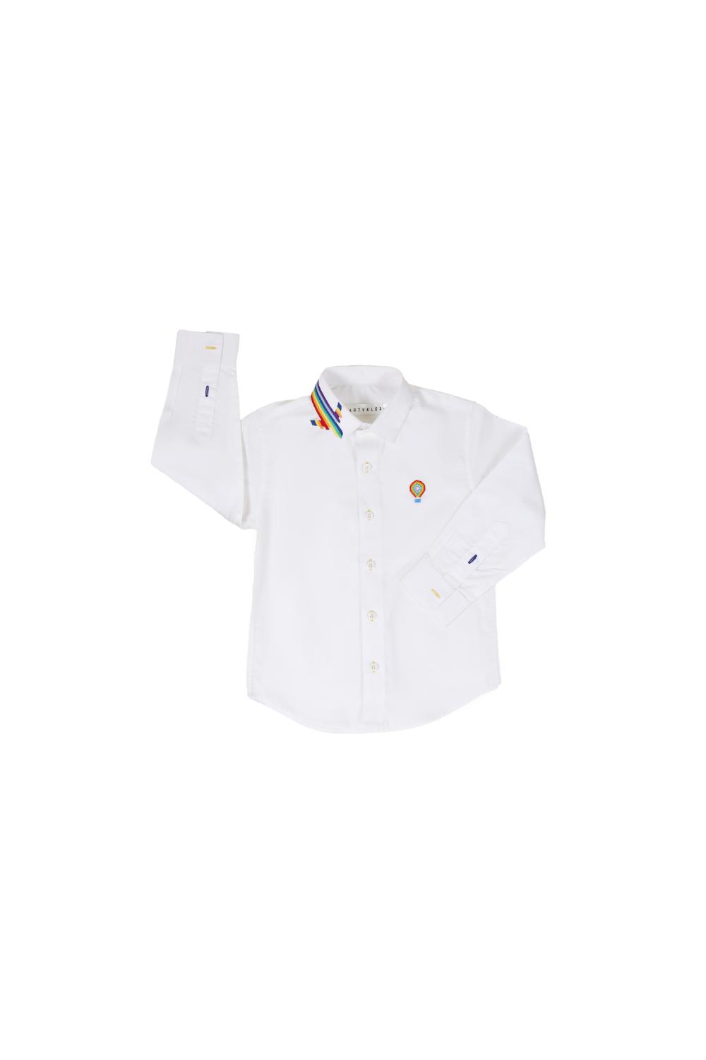 Rainbow Collar  shirt