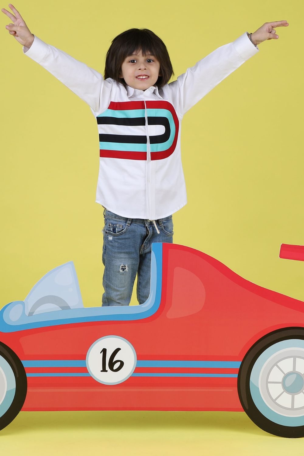 Race Track Panel Shirt