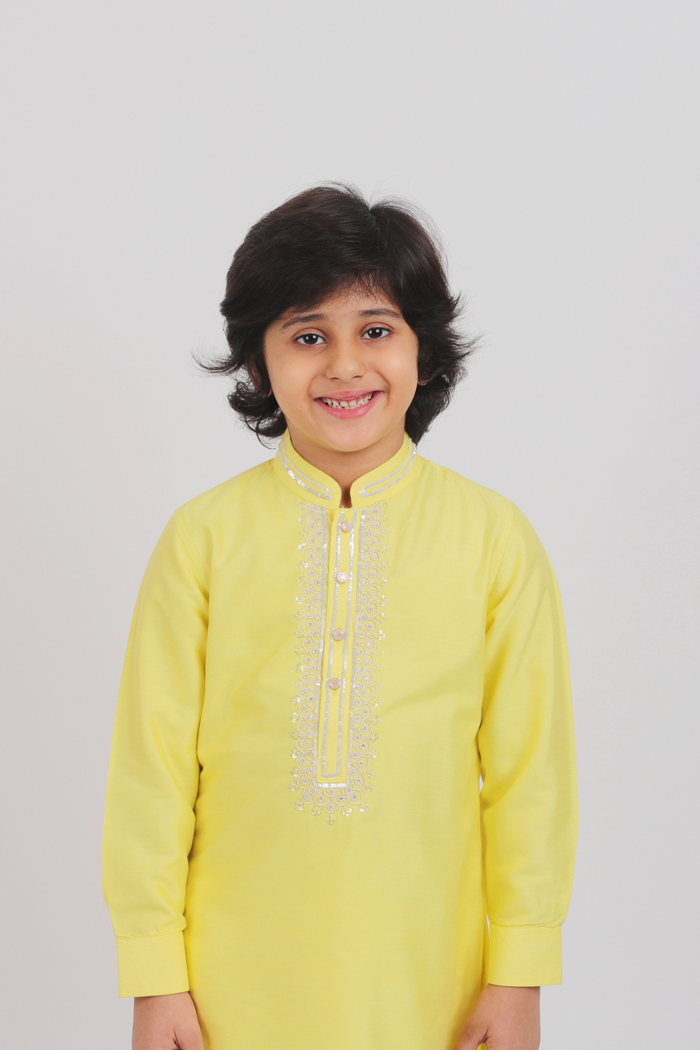 Yellow Embroidered Kurta Set