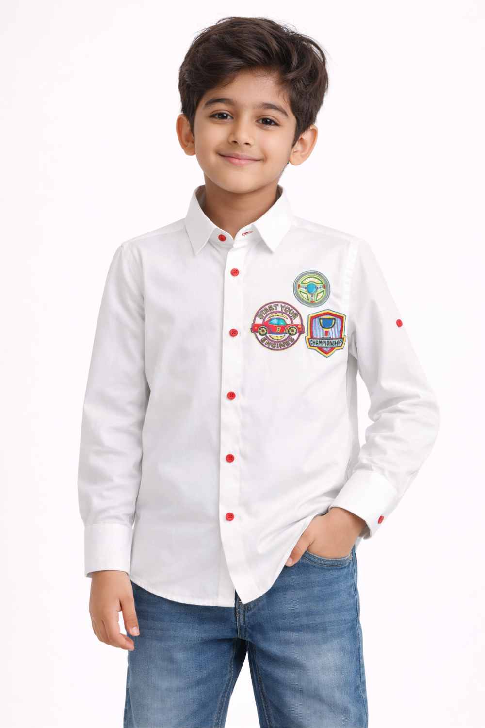 THREE LOGO SHIRT
