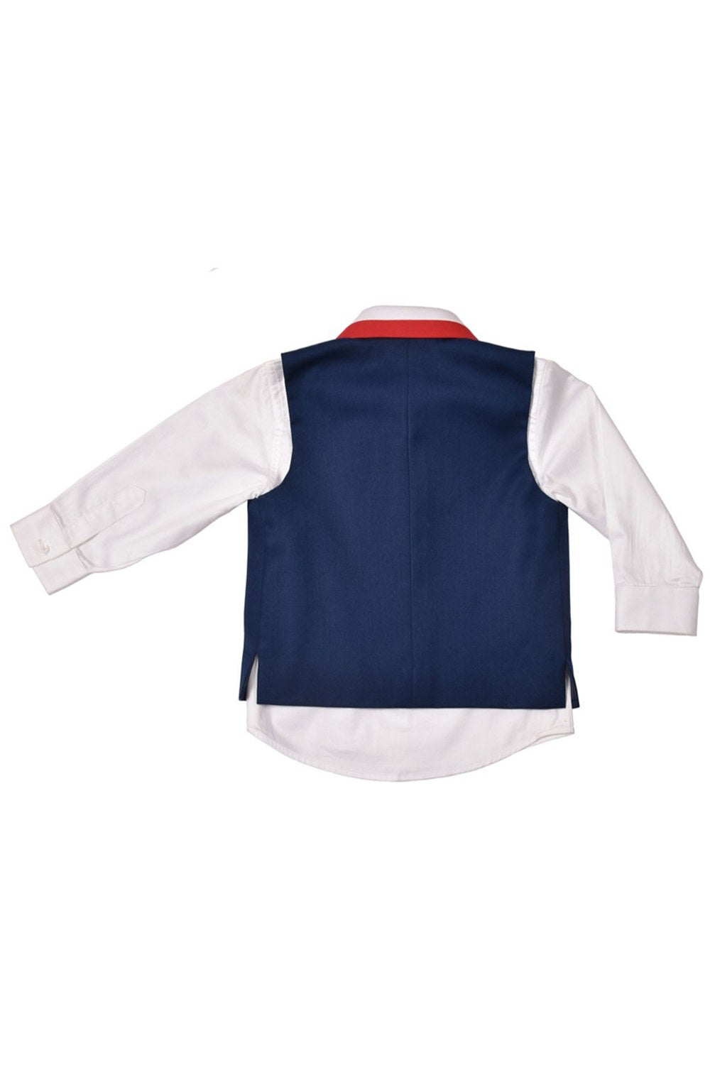 Astronaut Motif Embroidered Navy Waistcoat Set