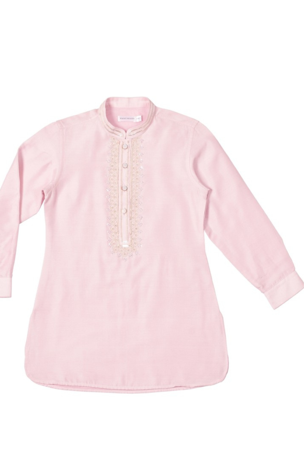 Onion Pink Embroidered Kurta Set