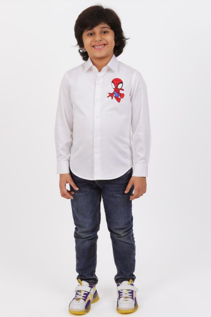 SPIDY EMBROIDERED SHIRT