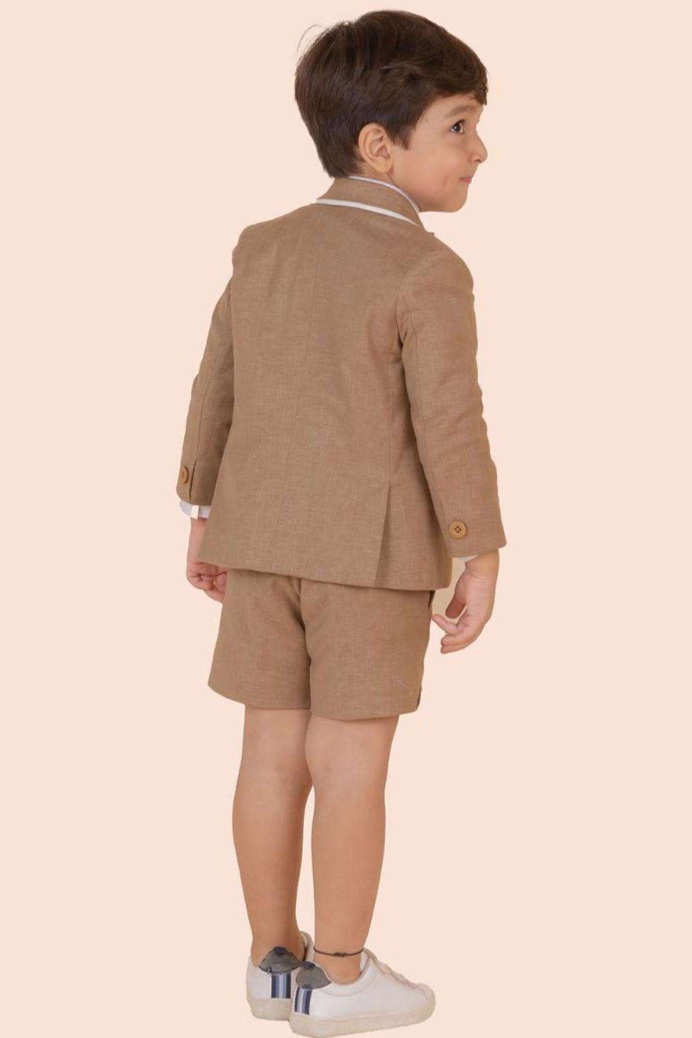 Blazer With Shorts, Shirt And Bow