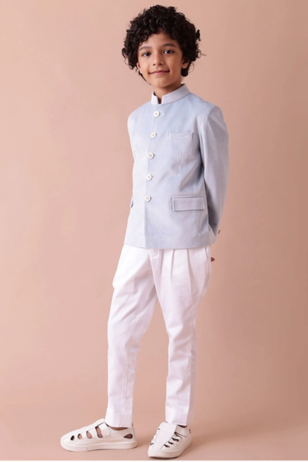Powder Blue Jodhpuri Set