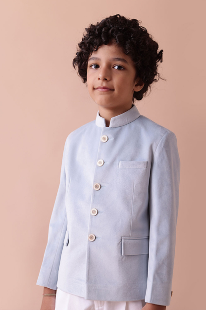 Powder Blue Jodhpuri Set