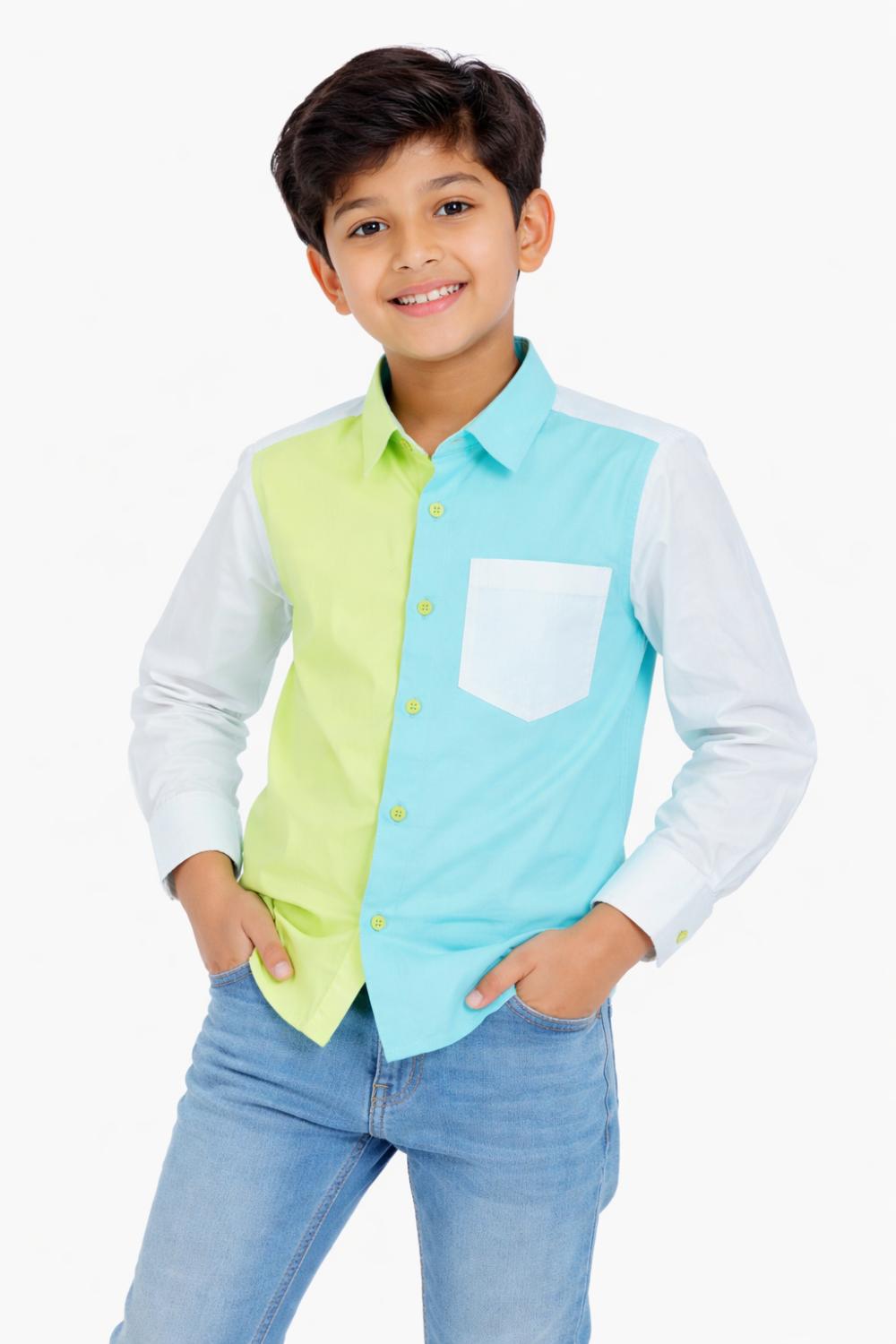 Colour Block Shirt