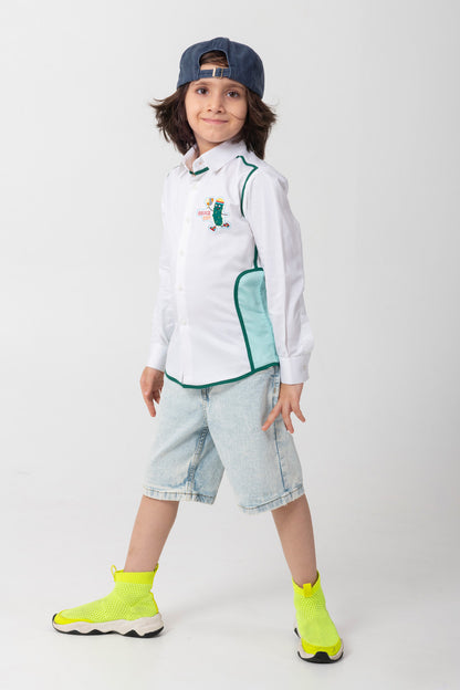 Very Stylish Pickle Ball Logo Shirt With Embroidery On Back