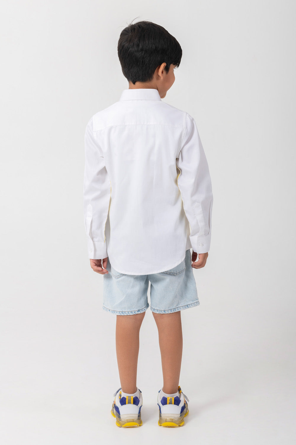 Very Cute Partee Logo Embroidered Shirt With Contrast Detailing