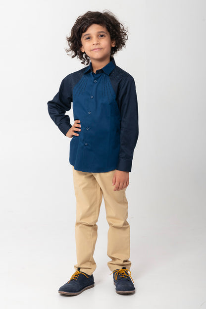 Festive Ethnic Embroidered Shirt