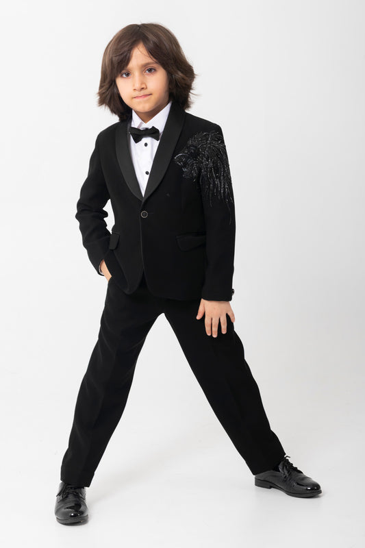 Lion Embroidered Tuxedo
