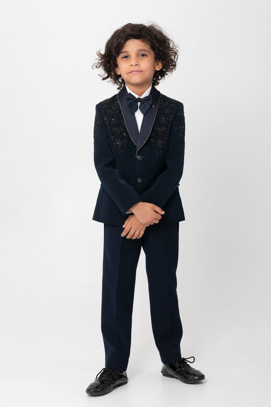 Floral Embroidered Tuxedo