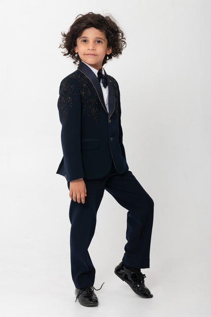 Floral Embroidered Tuxedo
