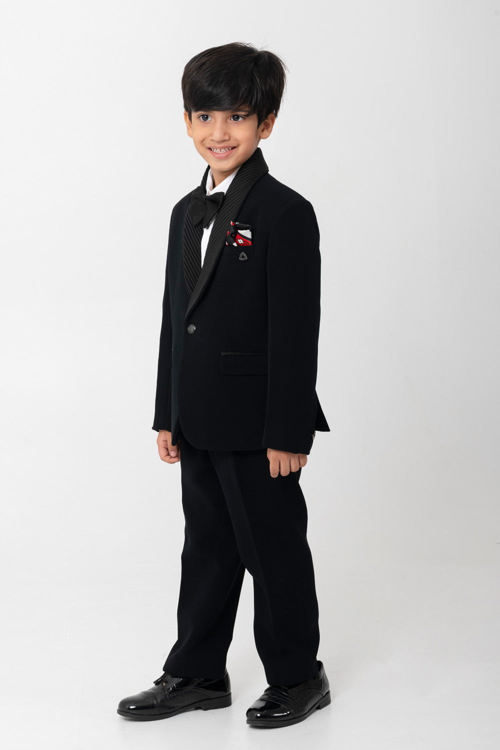Shawl Collar with tuck texture Tuxedo