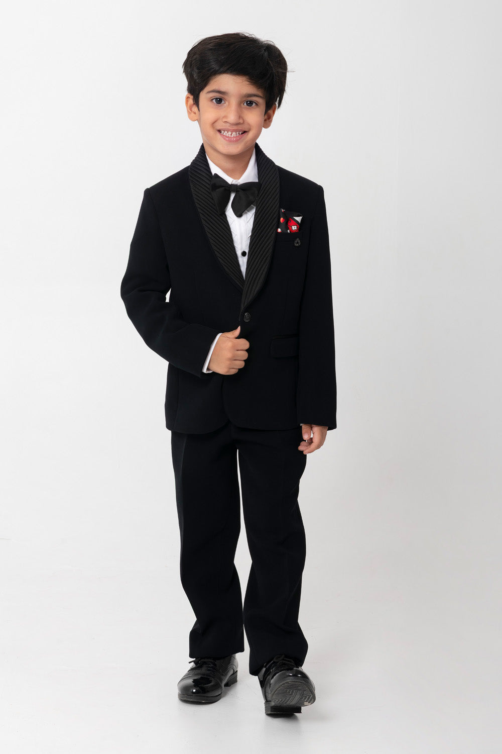 Shawl Collar with tuck texture Tuxedo