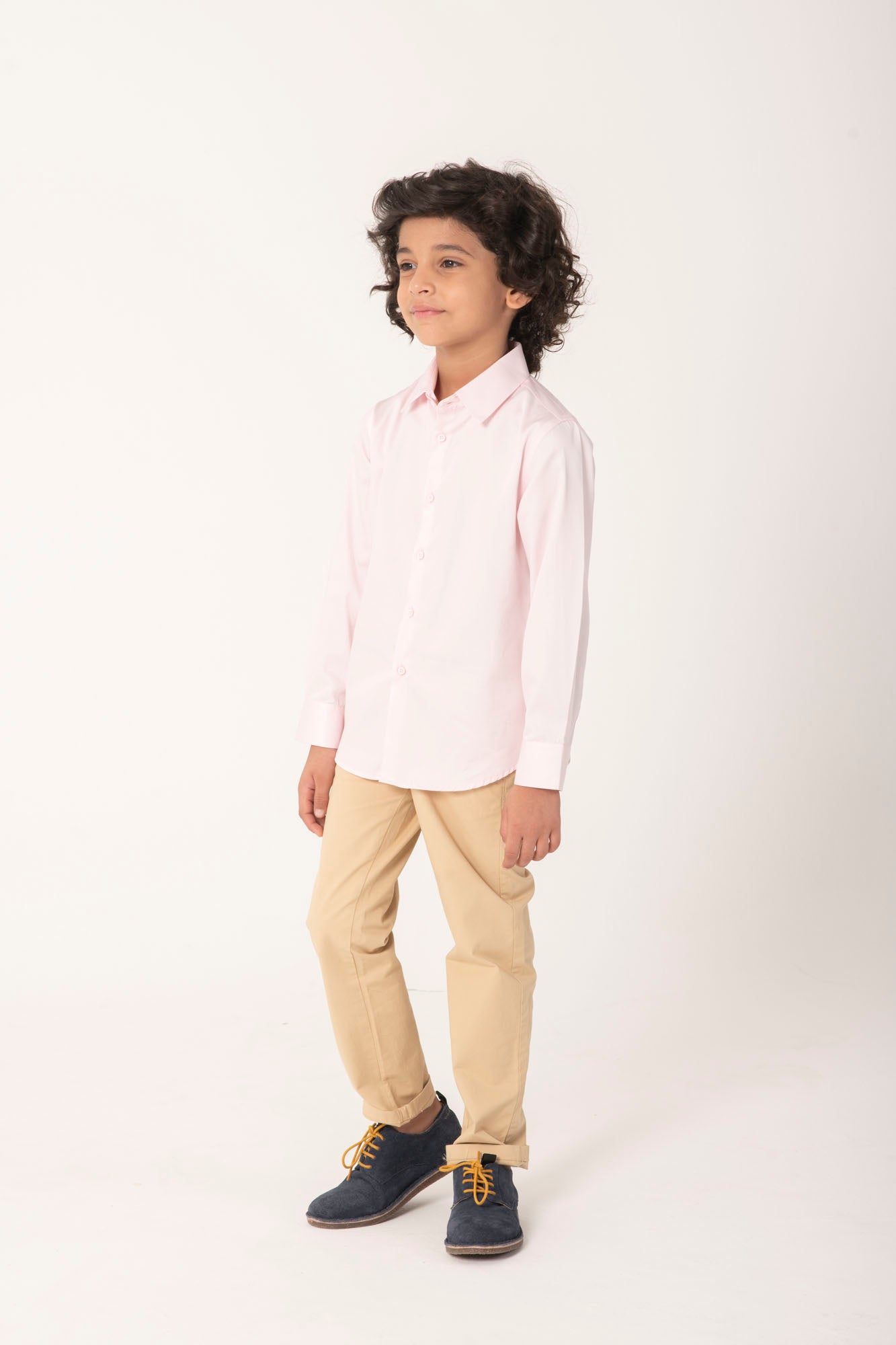 Boys Classic Light Pink Formal Shirt