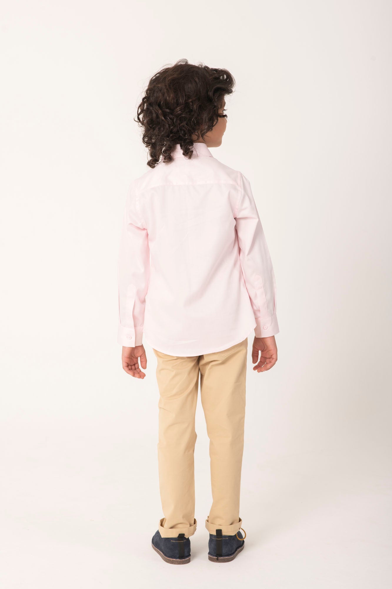 Boys Classic Light Pink Formal Shirt