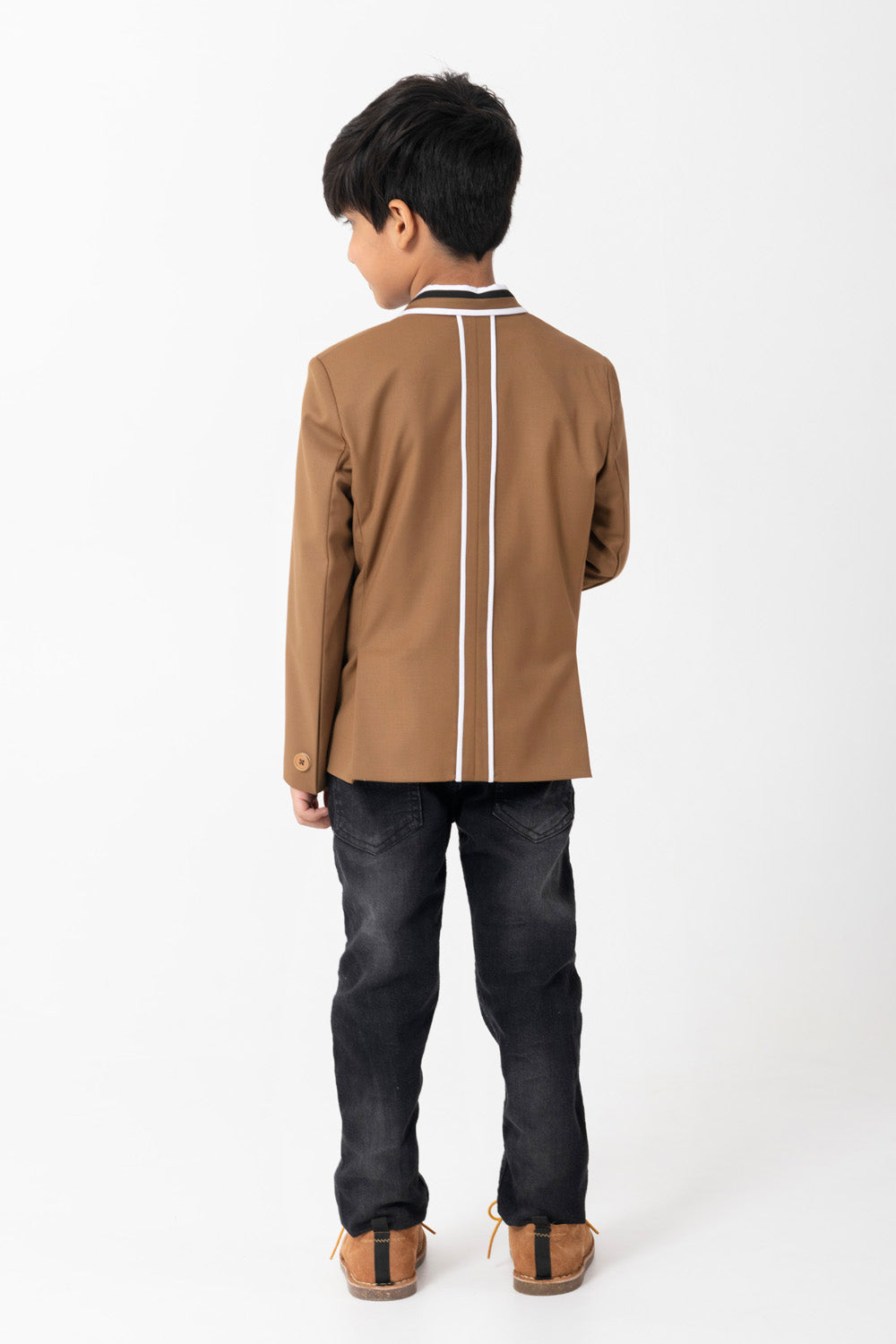 Mouse Colour Blazer With Contrast Detailing