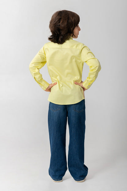 Football Embroidered Neon Shirt