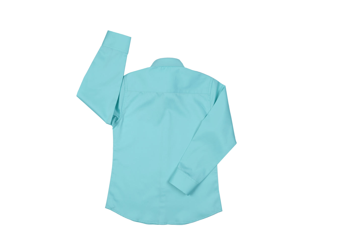 Rainbow Embroided In Blue Shirt