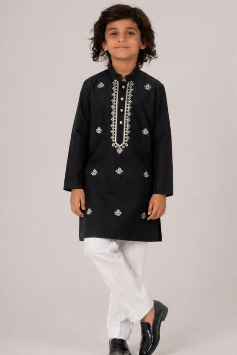 PAISLY MOTIF EMB KURTA