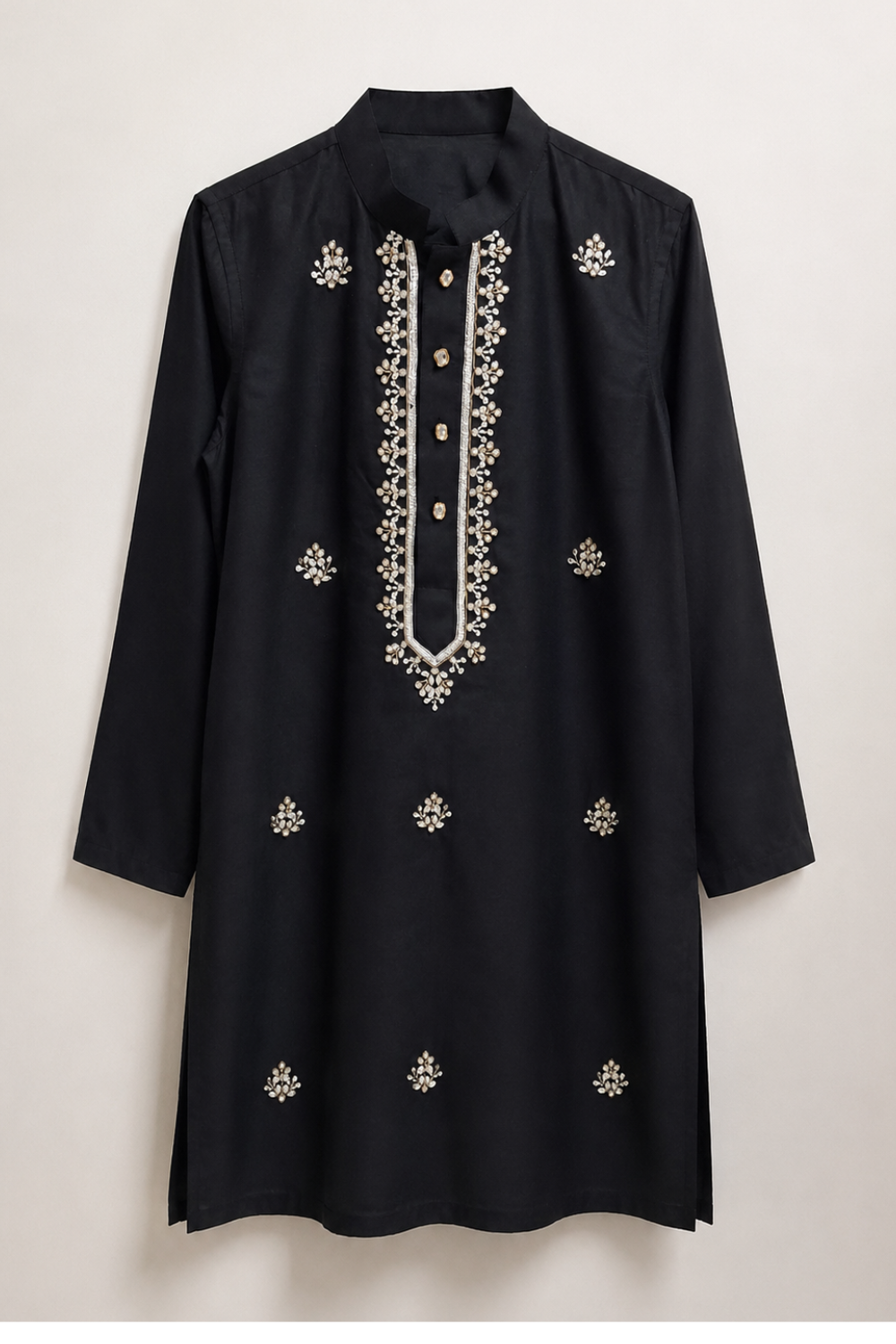 PAISLY MOTIF EMB KURTA