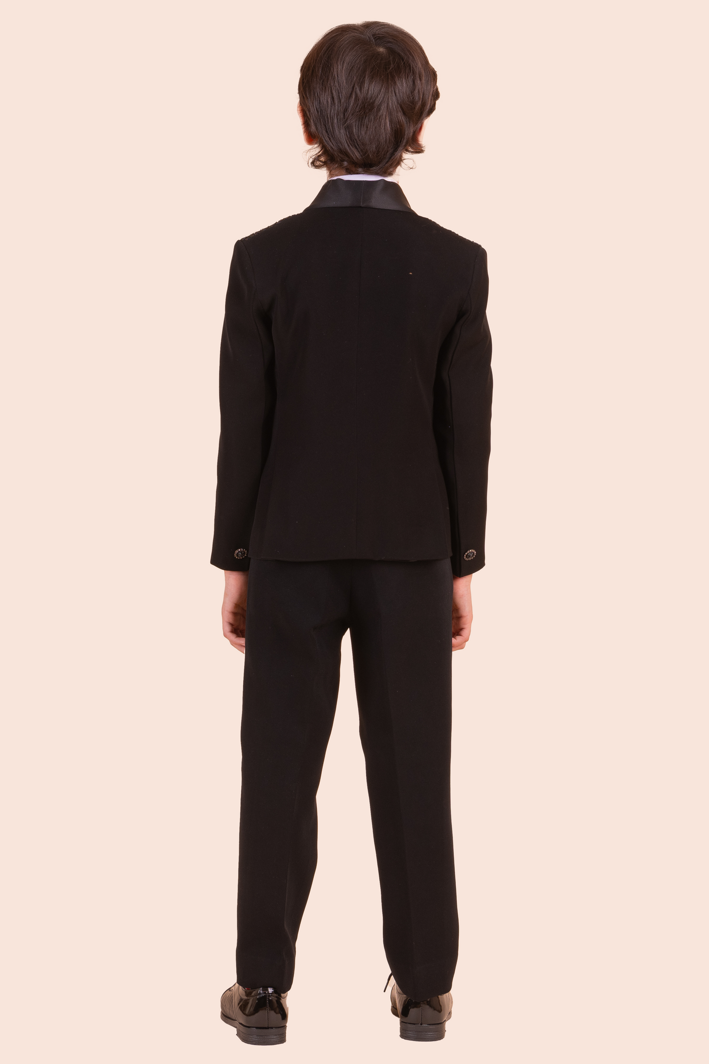 Black Tuxedo With Hand Embroidery