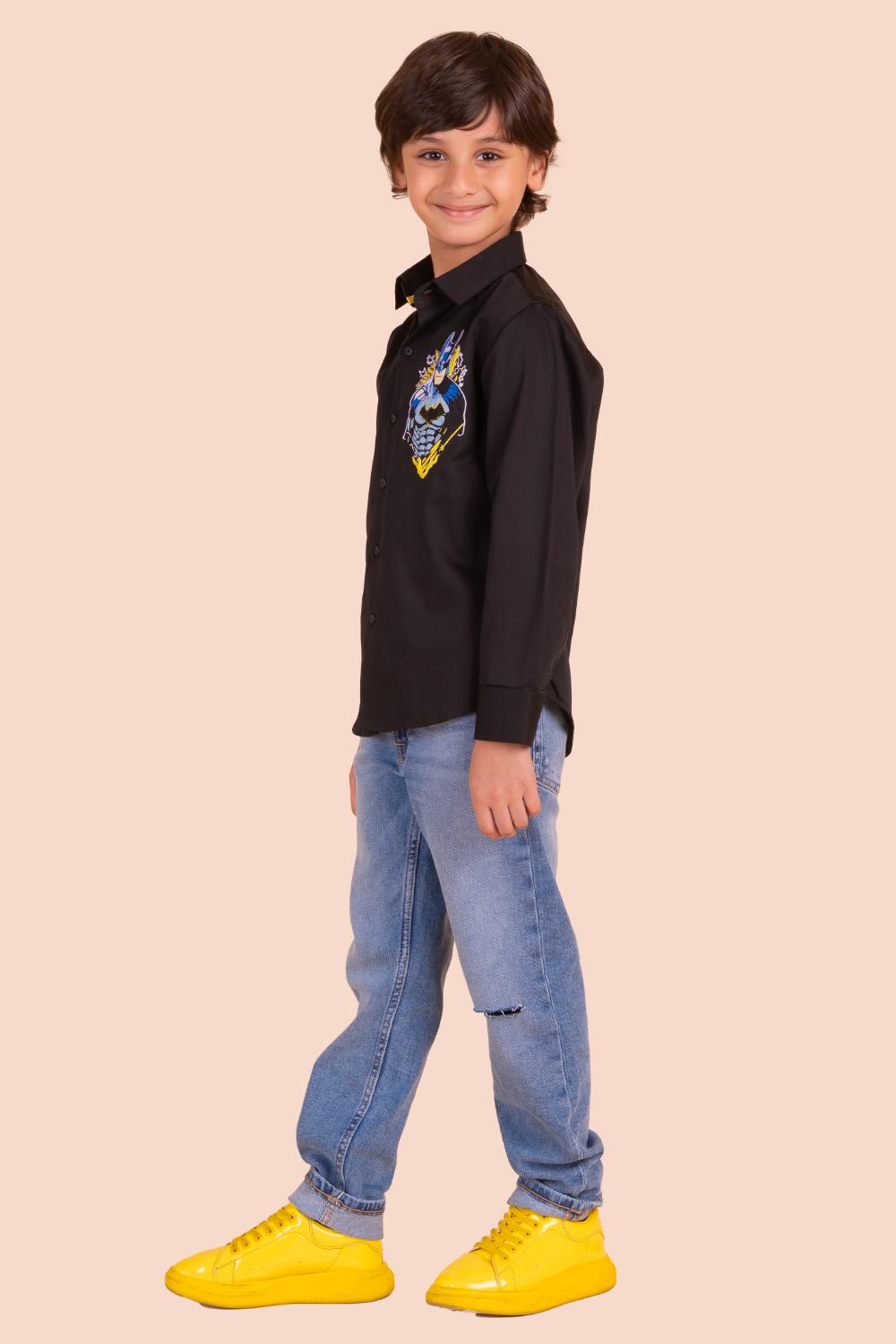 Batman Embroidery Shirt