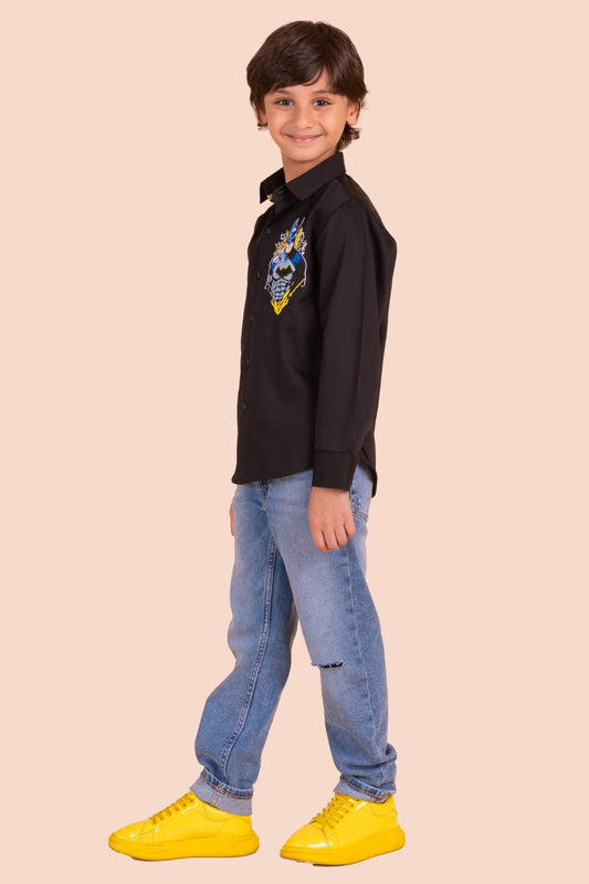 Batman Embroidery Shirt