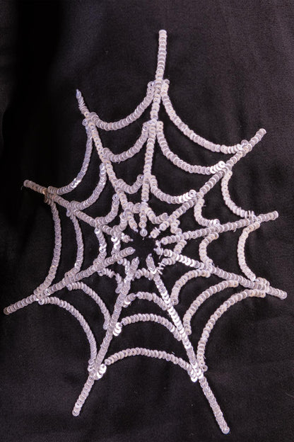 Shirt With Spider Man Embroidery And Patching On Sleeve