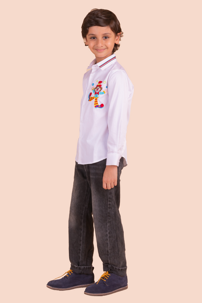 Joker Embroidered  Shirt