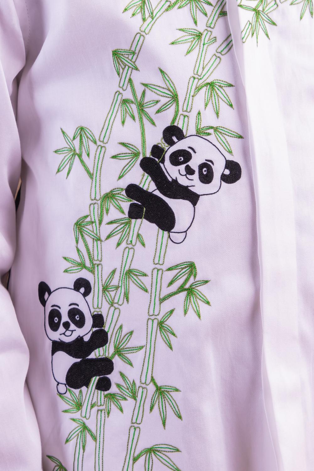 PANDA EMBROIDERY SHIRT
