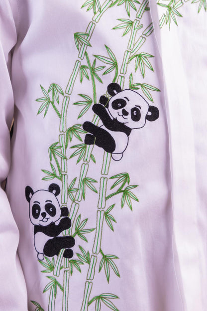 PANDA EMBROIDERY SHIRT
