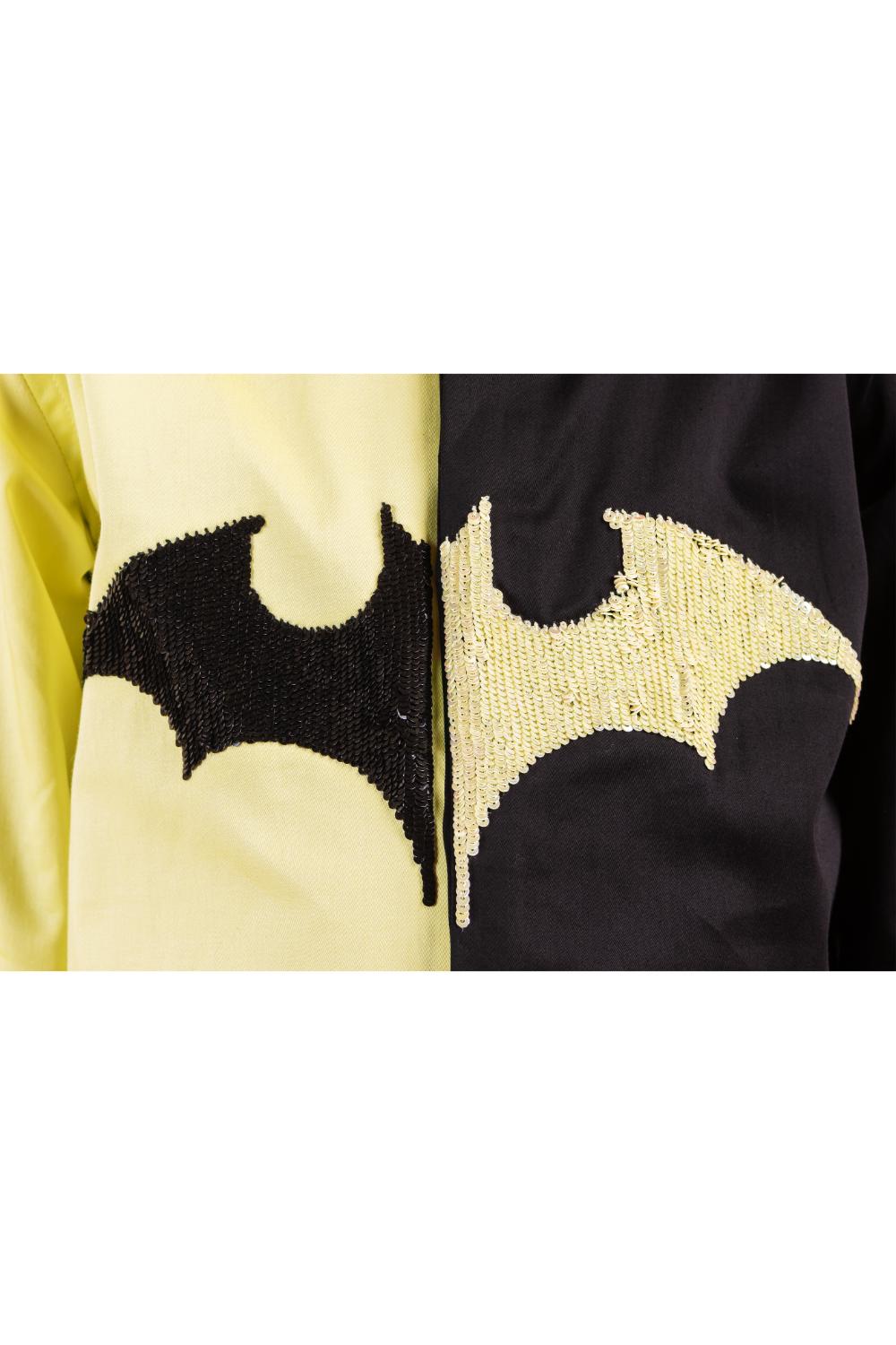 Shirt With Batman Sequence Embroidery