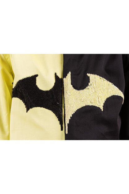 Shirt With Batman Sequence Embroidery