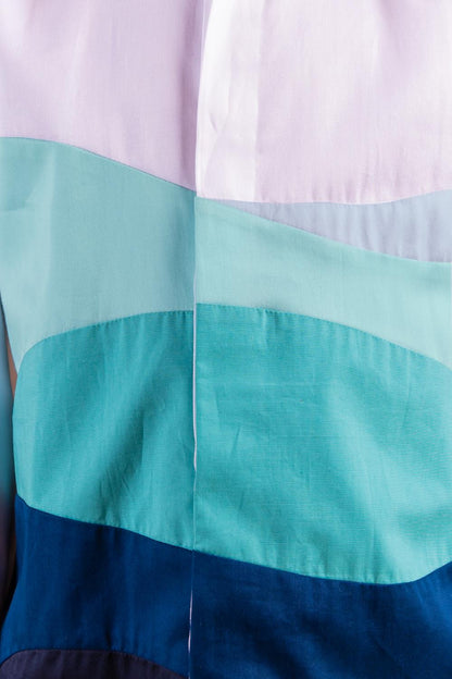 Wave Multi color Patch shirt