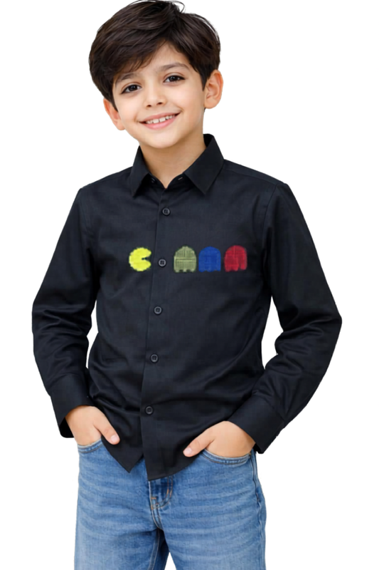 Black Packman Shirt