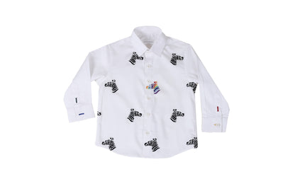 paint the zebra rainbow shirt