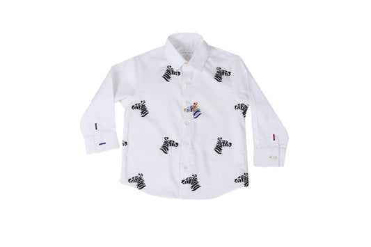 paint the zebra rainbow shirt