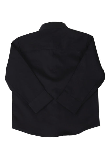 Black Square Patchwork Shirt